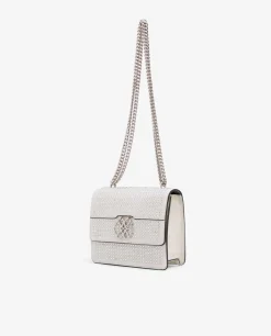 Clearance Cuplé Bandolera Strass Cristales Plata