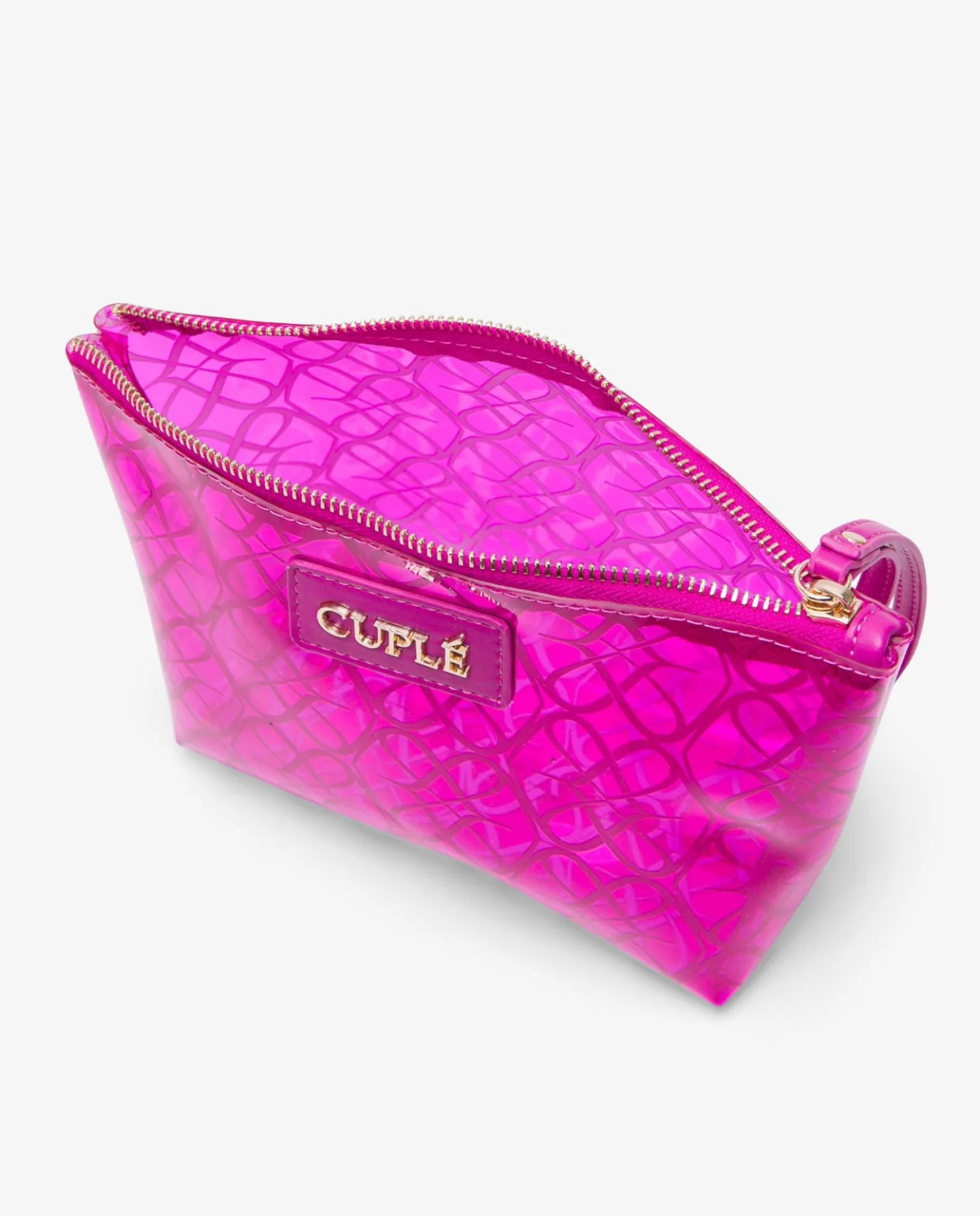 Discount Cuplé Bolso Mano Vinilo Fucsia