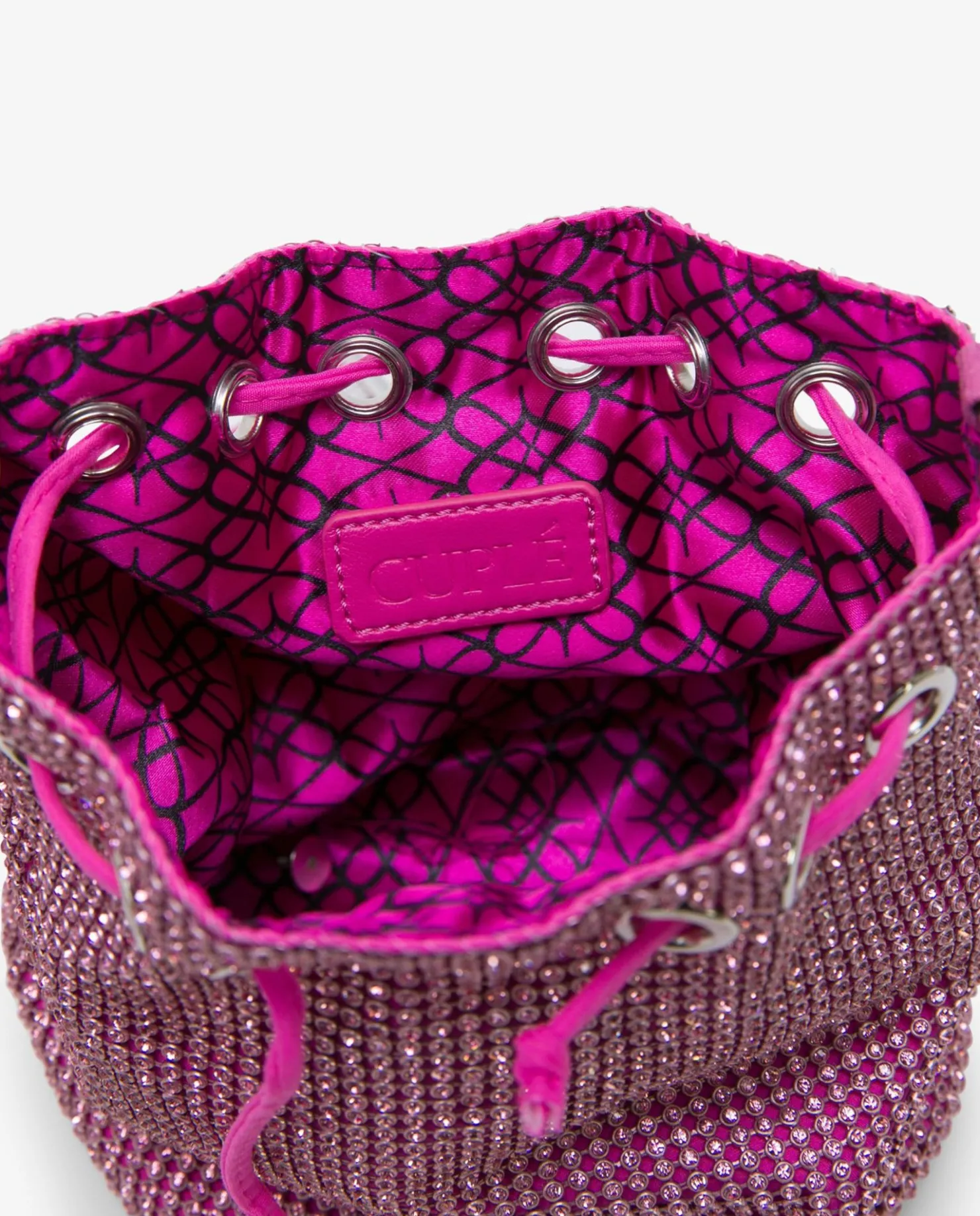 Sale Cuplé Bombonera Strass Fucsia