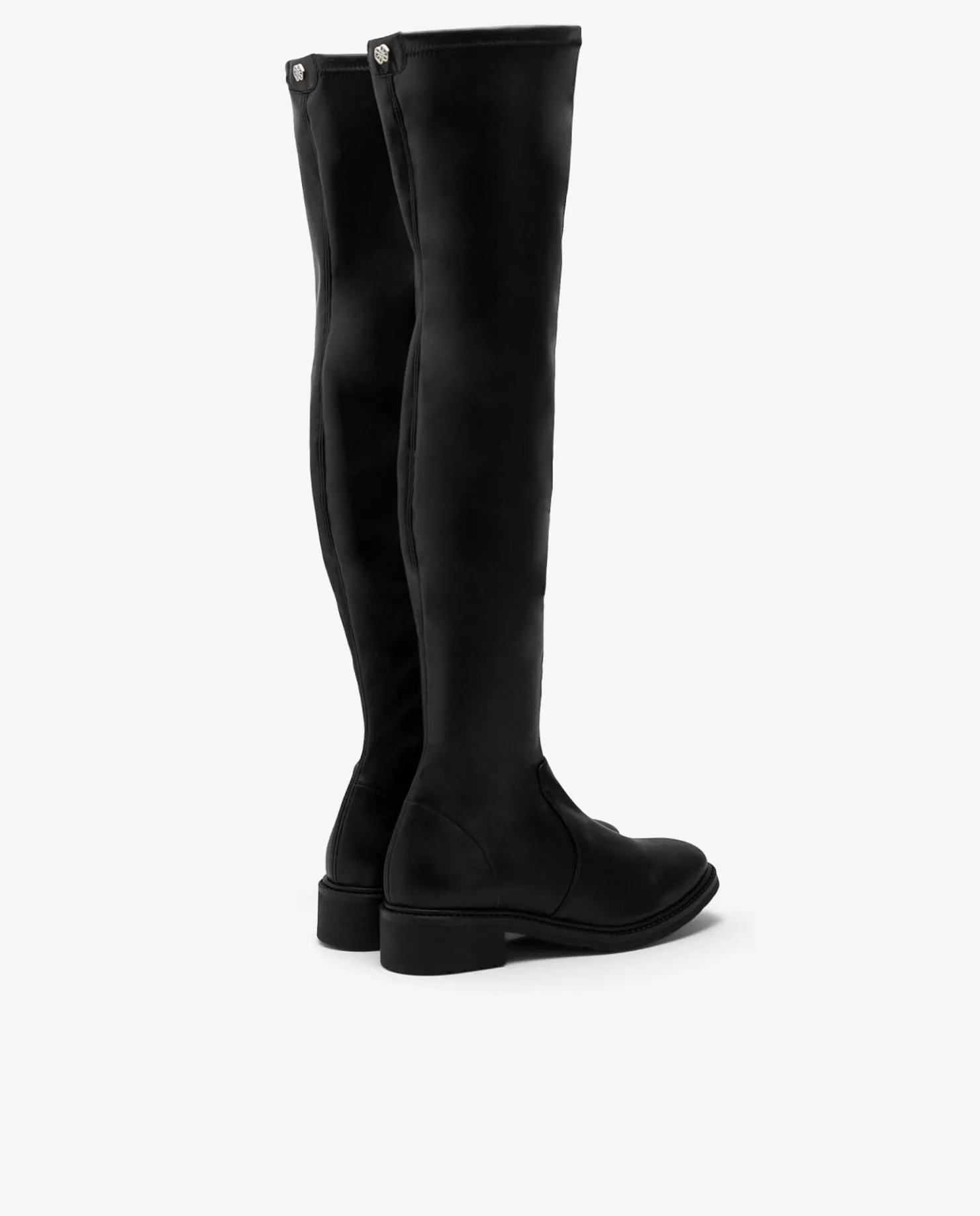 Sale Cuplé Bota Alta Tecnopiel Negro