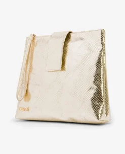New Cuplé Cartera De Mano Altea Serpiente Oro