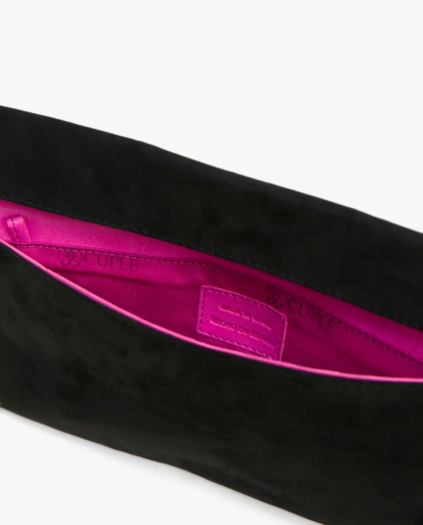 Sale Cuplé Cartera Iman Ultrasuede Negro