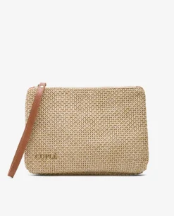 Outlet Cuplé Cartera Rafia Beig