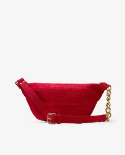 Sale Cuplé Rinonera Letras Serraje Coco Rojo