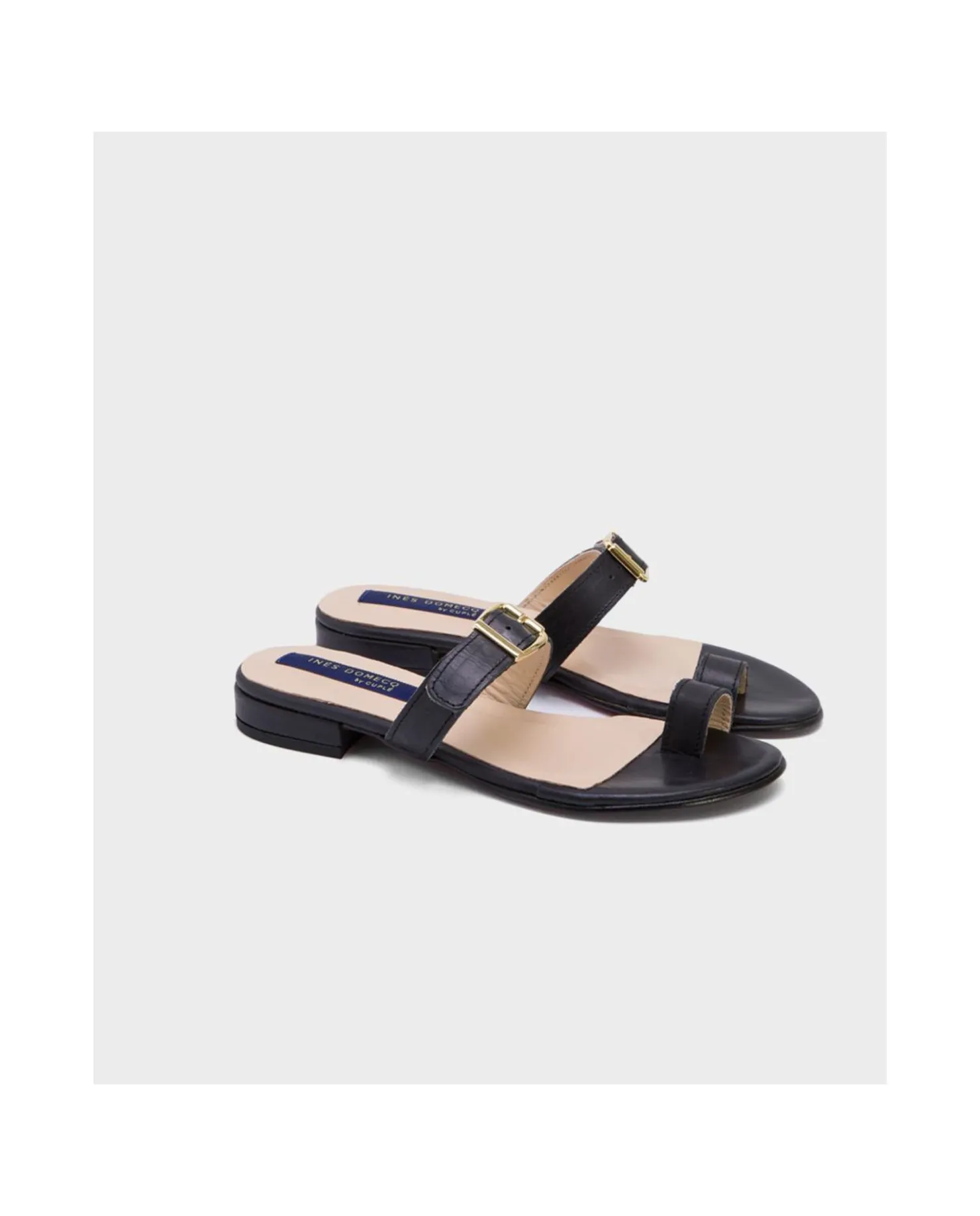 New Cuplé Sandalia Barbate Napa Negro